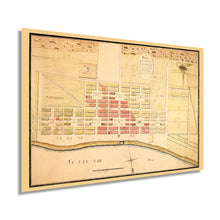Cargar imagen en el visor de la galería, Digitally Restored and Enhanced 1796 Map of Savannah Georgia - Vintage Savannah GA Wall Art - Historic Savannah Map Poster - Old Savannah Georgia Map - Restored Plan of The City of Savannah Poster