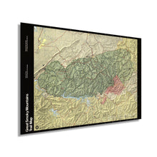 Load image into Gallery viewer, Digitally Restored and Enhanced 1990 Great Smoky Mountains Trail Map Poster - Smoky Mountains Map - Appalachian Trail Poster - North Carolina Poster - Tennessee Poster - Smoky Mountains Poster
