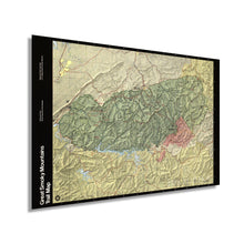 Load image into Gallery viewer, Digitally Restored and Enhanced 1990 Great Smoky Mountains Trail Map Poster - Smoky Mountains Map - Appalachian Trail Poster - North Carolina Poster - Tennessee Poster - Smoky Mountains Poster
