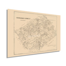 Cargar imagen en el visor de la galería, Digitally Restored and Enhanced 1880 Navarro County Texas Map Poster - Map of Navarro County Wall Art - Navarro County Texas Vintage Map History