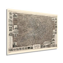 Load image into Gallery viewer, Digitally Restored and Enhanced 1899 Plainfield & North Plainfield New Jersey Map - Old Plainfield NJ Map Poster - Map of Plainfield New Jersey Wall Art
