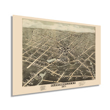 Load image into Gallery viewer, Digitally Restored and Enhanced 1875 Gloversville New York Map - Vintage Map of Gloversville NY Wall Art Poster - History Map of Gloversville New York