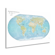 Load image into Gallery viewer, Digitally Restored and Enhanced 2021 World Map Poster - Map of the World Poster - World Map Wall Art - Large World Map Poster - Modern World Map Print