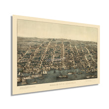 Cargar imagen en el visor de la galería, Digitally Restored and Enhanced 1863 Alexandria Virginia Map Poster - Old Map of Alexandria Virginia Wall Art Print - Alexandria City VA Map History