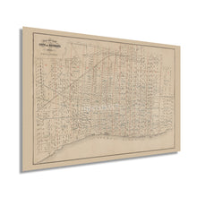 Load image into Gallery viewer, Digitally Restored and Enhanced 1886 Detroit Michigan Map - Vintage Detroit Map Poster - Old Wayne County Map of Michigan - History Map of Detroit Wall Art - Historic City of Detroit Michigan Map Poster
