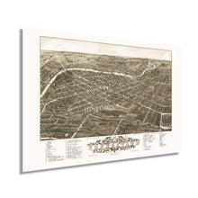 Load image into Gallery viewer, Digitally Restored and Enhanced 1882 Youngstown Ohio Map - Old Map of Youngstown OH Poster - History Map Youngstown City Mahoning County Ohio Wall Art