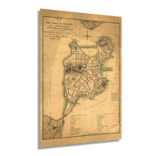 Load image into Gallery viewer, 1777 Map of Boston Massachusetts - Map of Boston Wall Art Poster - Old Map Plan of the Town of Boston MA Poster