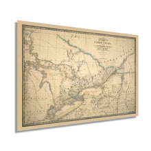 Load image into Gallery viewer, Digitally Restored and Enhanced 1836 Upper Canada Map Poster - Vintage Map of Canada - History Map of Upper Canada Province Settlements & Townships