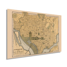 Cargar imagen en el visor de la galería, Digitally Restored and Enhanced 1897 Map of Washington DC - Washington DC Vintage Map - DC Map Wall Art - Washington DC Map Print - Washington DC Poster Map - Map Washington DC Decor
