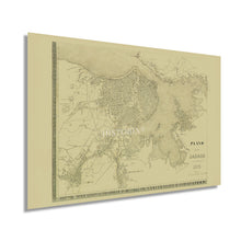 Load image into Gallery viewer, Digitally Restored and Enhanced 1875 Havana Cuba Map - Vintage Map of Havana Cuba Wall Art - History Map of Cuba Poster - Old Havana Mapa de Cuba