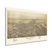Load image into Gallery viewer, Digitally Restored and Enhanced 1864 Chambersburg Pennsylvania Map - Old Chambersburg PA Map Poster - History Map of Chambersburg Pennsylvania Wall Art