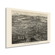 Load image into Gallery viewer, 1875 Kingston New York Map - Old Map of New York Poster - History Map of Kingston NY Wall Art