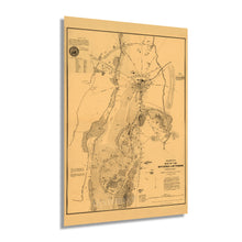 Load image into Gallery viewer, Digitally Restored and Enhanced 1863 Gettysburg Pennsylvania Map - Gettysburg Pennsylvania Vintage Map - Battle of Gettysburg Map - Gettysburg Civil War - Restored Gettysburg PA Battlefield Map