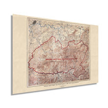 Load image into Gallery viewer, Digitally Restored and Enhanced 1926 Proposed Great Smoky Mountains National Park Map - Vintage Map Wall Art - U.S. Geological Survey Planning Map - North Carolina Tennessee Poster