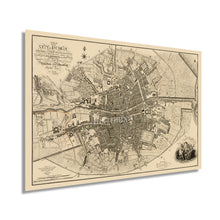 Load image into Gallery viewer, Digitally Restored and Enhanced 1797 Dublin Ireland Map - Vintage Map of Ireland Wall Art - Old Dublin City Map Poster - Historic Map of Dublin Wall Art - A Plan of the City of Dublin Map