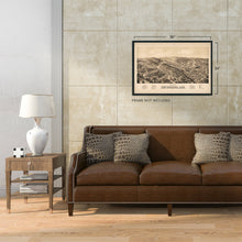 Load image into Gallery viewer, Digitally Restored and Enhanced 1888 Hot Springs Arkansas Map - Vintage Hot Springs Wall Art - Old Hot Springs Map Poster - Bird's Eye View of Hot Springs Arkansas - Restored Hot Springs AR History Map