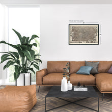 Load image into Gallery viewer, Digitally Restored and Enhanced 1899 Plainfield & North Plainfield New Jersey Map - Old Plainfield NJ Map Poster - Map of Plainfield New Jersey Wall Art