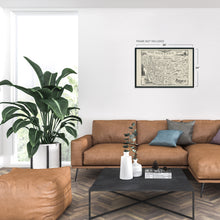 Load image into Gallery viewer, Digitally Restored and Enhanced 1937 Map of Montana - Vintage Montana Poster - Old Billings Montana Map Poster - Historic Helena Montana Wall Art - A One Page History Map of Montana