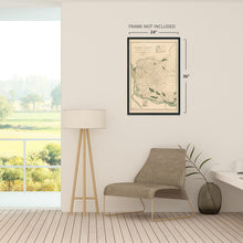 Load image into Gallery viewer, Digitally Restored and Enhanced 1888 Clark County Washington Map Poster - Vintage Vancouver Washington Map Clark County Wall Art - Old Clark County WA Territory Map with Landowner Names and Data