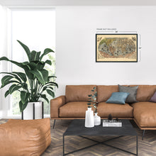 Cargar imagen en el visor de la galería, 1565 World Map Poster - 18x24 Inch Vintage Map of the World Poster - Historic Map of Earth - Old World Map Wall Art - Restored Map of the Universal Description of All The Known Land