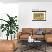 Load image into Gallery viewer, Digitally Restored and Enhanced 1868 Muskegon Michigan Map - Vintage Map of Muskegon MI Wall Art - History Map of Muskegon Michigan - Old Muskegon Map