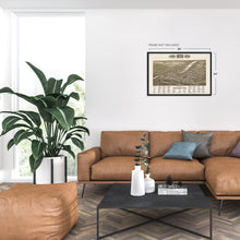 Load image into Gallery viewer, Digitally Restored and Enhanced 1890 Beloit Wisconsin Map - Perspective Map of Beloit Wisconsin Wall Art - Old Beloit Rock County Map of Wisconsin Poster