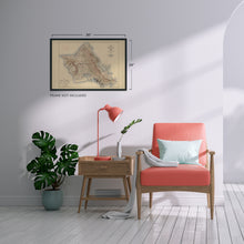 Load image into Gallery viewer, Digitally Restored and Enhanced 1938 Island of Oahu Map - Oahu Hawaii Vintage Map Wall Art - Topographic Map of the Island of Oahu Poster - City and County of Honolulu Hawaii - Oahu Print