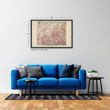 Load image into Gallery viewer, Digitally Restored and Enhanced 1926 Proposed Great Smoky Mountains National Park Map - Vintage Map Wall Art - U.S. Geological Survey Planning Map - North Carolina Tennessee Poster