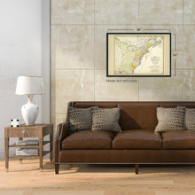 Cargar imagen en el visor de la galería, Digitally Restored and Enhanced 1784 North America Map of United States - Vintage United States Map Wall Art - Historic Map of North America Poster - Vereinigte Staaten von Nord-America Old History Map