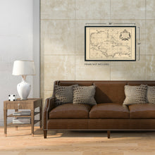 Load image into Gallery viewer, Digitally Restored and Enhanced 1755 Caribbean Map Poster - Vintage Map of the Caribbean Wall Art - Historic Caribbean Poster - Old Caribbean Wall Map - Gulf of Mexico and Islands of America Maritime Map