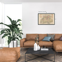 Cargar imagen en el visor de la galería, Digitally Restored and Enhanced 1794 Switzerland Map Poster - Map of Switzerland Wall Art - Old Switzerland Poster - History Map of Switzerland