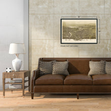 Load image into Gallery viewer, 1890 Scranton Pennsylvania Map - 18x24 Inch Vintage Map of Scranton PA Wall Art - Old Scranton Map - Historic Scranton Poster - Bird's Eye View Wall Map of Scranton PA