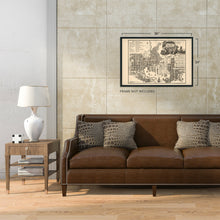 Load image into Gallery viewer, Digitally Restored and Enhanced 1804 Baltimore Map Poster - Vintage Map of Baltimore Wall Art - Old Baltimore City Map - Historic Map of Baltimore Maryland - Plan of The City of Baltimore MD