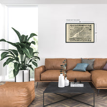 Load image into Gallery viewer, Digitally Restored and Enhanced 1898 Derby Shelton & East Derby Connecticut Map - Old Shelton Connecticut Poster - History Map of Derby CT Wall Art