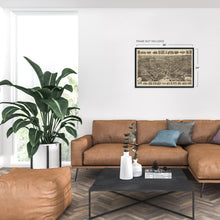 Load image into Gallery viewer, Digitally Restored and Enhanced 1921 Middletown New York Map - Vintage Map of Middletown NY Wall Art Poster - Old Bird's Eye View Map of Middletown NY