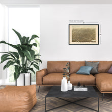 Load image into Gallery viewer, Digitally Restored and Enhanced 1873 Utica New York Map - Vintage Map of Utica NY Wall Art - Old Utica City Oneida County Wall Map of New York Poster