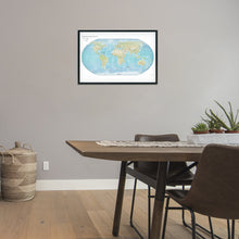 Load image into Gallery viewer, Digitally Restored and Enhanced 2021 World Map Poster - Map of the World Poster - World Map Wall Art - Large World Map Poster - Modern World Map Print