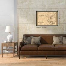 Load image into Gallery viewer, Digitally Restored and Enhanced 1841 Maryland State Map - Vintage Map of the State of Maryland Wall Art - Vintage Maryland Home Decor Poster Print - Showing Virginia Washington DC Chesapeake Bay