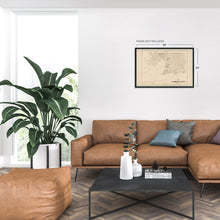 Load image into Gallery viewer, Digitally Restored and Enhanced 1879 Chambers County Texas Map Poster - Chambers Texas Vintage Map History - Old Chambers County Texas Map Wall Art