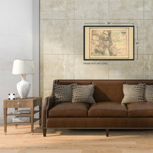 Load image into Gallery viewer, Digitally Restored and Enhanced 1862 Colorado Territory Map - Vintage Map of Colorado Wall Art - Old Colorado Map Poster - Historic Colorado Wall Map Embracing The Central Gold Region