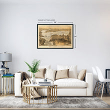 Load image into Gallery viewer, Digitally Restored and Enhanced 1876 San Francisco Bay Area Map Art - Vintage Map Wall Art - Map of Bay Area Poster - San Francisco Map Poster - San Francisco Map Art - Bay Area Wall Map