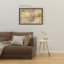 Load image into Gallery viewer, Digitally Restored and Enhanced 1769 Map of Boston Massachusetts - Vintage Map Wall Art - Vintage Boston Map Art Showing Buildings and Streets in 1769 - Boston Map Wall Art - Boston Map Poster