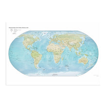 Load image into Gallery viewer, Digitally Restored and Enhanced 2021 World Map Poster - Map of the World Poster - World Map Wall Art - Large World Map Poster - Modern World Map Print