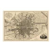 Load image into Gallery viewer, Digitally Restored and Enhanced 1797 Dublin Ireland Map - Vintage Map of Ireland Wall Art - Old Dublin City Map Poster - Historic Map of Dublin Wall Art - A Plan of the City of Dublin Map