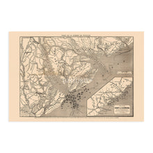 Load image into Gallery viewer, Digitally Restored and Enhanced 1860 Port Royal Sound Region - Vintage Map of Hilton Head Island - Old Beaufort South Carolina Map - Charleston SC - St Helena Island Map of South Carolina - Civil War Map
