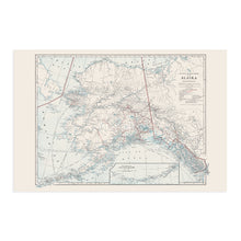 Load image into Gallery viewer, Digitally Restored and Enhanced 1914 Alaska Map Poster - Vintage Map of Alaska Wall Art - Old Juneau Alaska Map Art - State of Alaska Map History