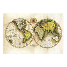 Load image into Gallery viewer, Digitally Restored and Enhanced 1795 Map of the World - Vintage Map Wall Art - Beautiful Wall Decor - Large Vintage World Map - Vintage World Map Poster - Vintage Old World Map (Antique White)