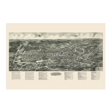 Load image into Gallery viewer, Digitally Restored and Enhanced 1923 Monroe New York Map Poster - Vintage Monroe NY Map - Historic Monroe City Wall Art - History Map of Monroe New York Poster - Old Orange County NY Map