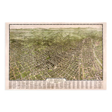 Load image into Gallery viewer, Digitally Restored and Enhanced 1909 Map of Los Angeles California with Index - Vintage Map Wall Art - Los Angeles Map Art - Vintage Map Los Angeles Decor - Old Map Los Angeles Wall Map