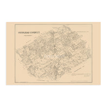 Cargar imagen en el visor de la galería, Digitally Restored and Enhanced 1880 Navarro County Texas Map Poster - Map of Navarro County Wall Art - Navarro County Texas Vintage Map History